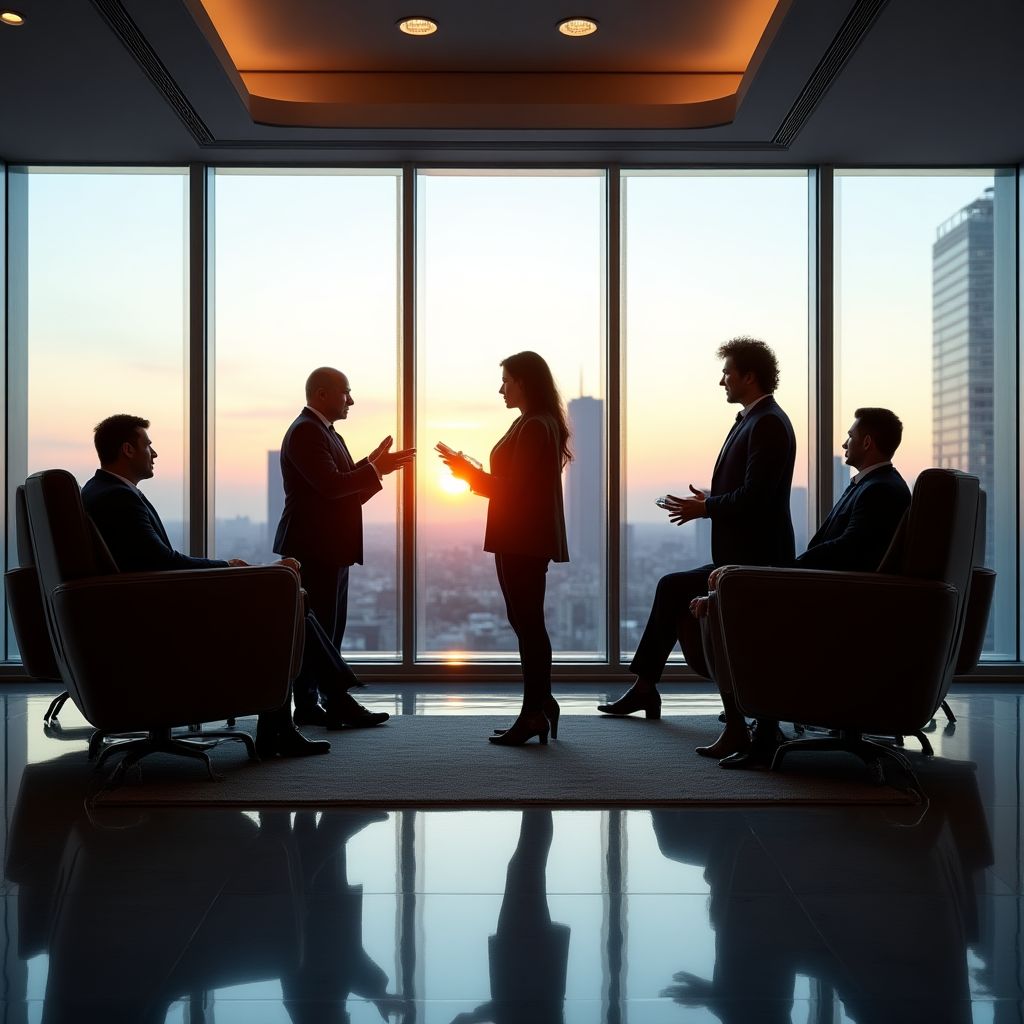Equipo de InverArg en oficina corporativa